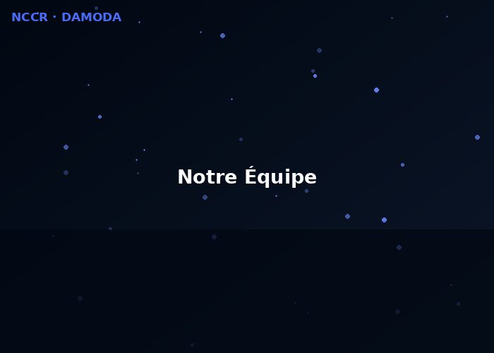 Équipe NCCR DAMODA préparant un spectacle de drones