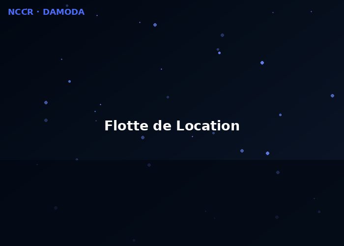Flotte de drones disponibles à la location NCCR