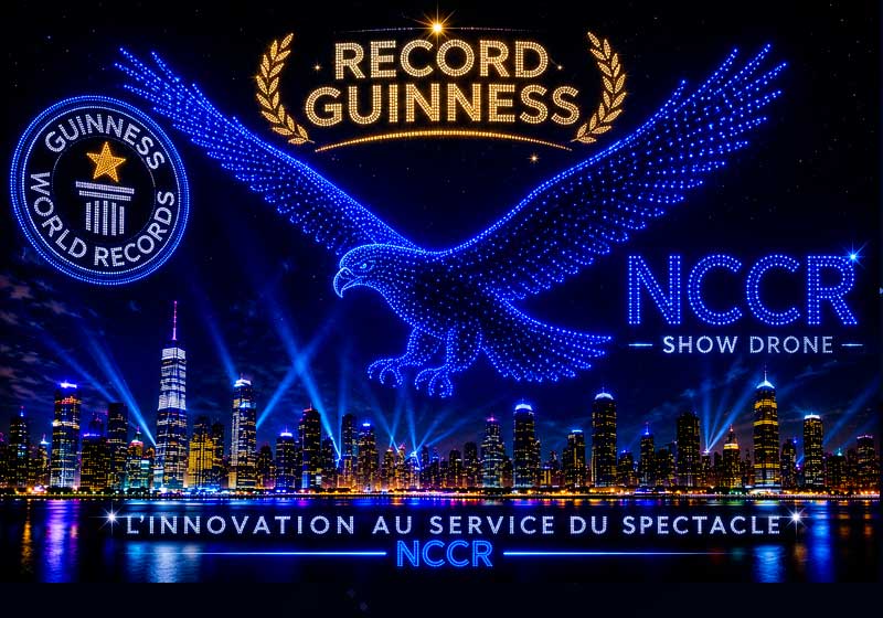 Record Guinness drones NCCR