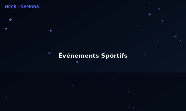 Spectacle de drones pour événements sportifs